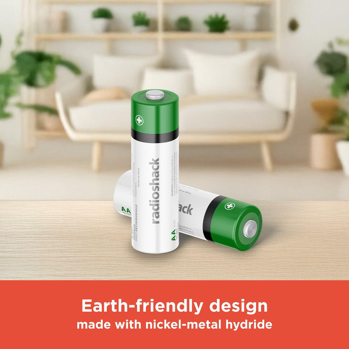 RadioShack AA Rechargeable Batteries 4 Pack 2300760