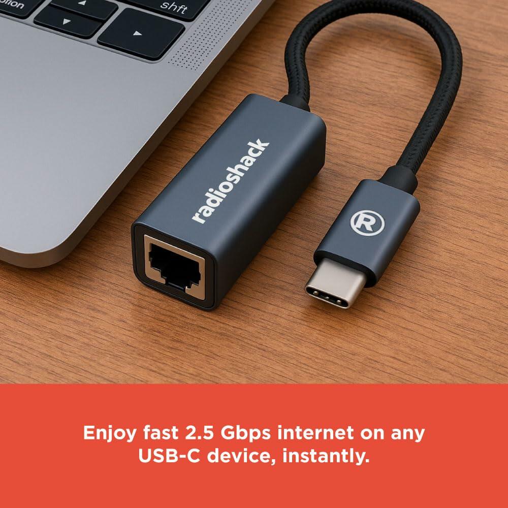 Radioshack USB-C to 2.5 G Ethernet Adapter 1503308