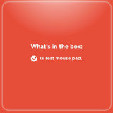 RadioShack Mouse Pad with Wrist Rest 2605086 Blue