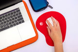 RadioShack Mouse pad with wrist rest 2607020 Red