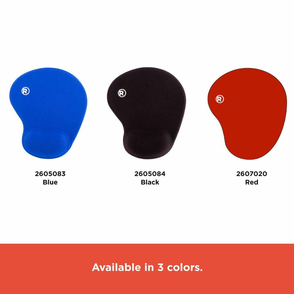 RadioShack Mouse pad with wrist rest 2607020 Red