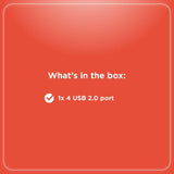 RadioShack 4 USB 2 0 Port 2605155