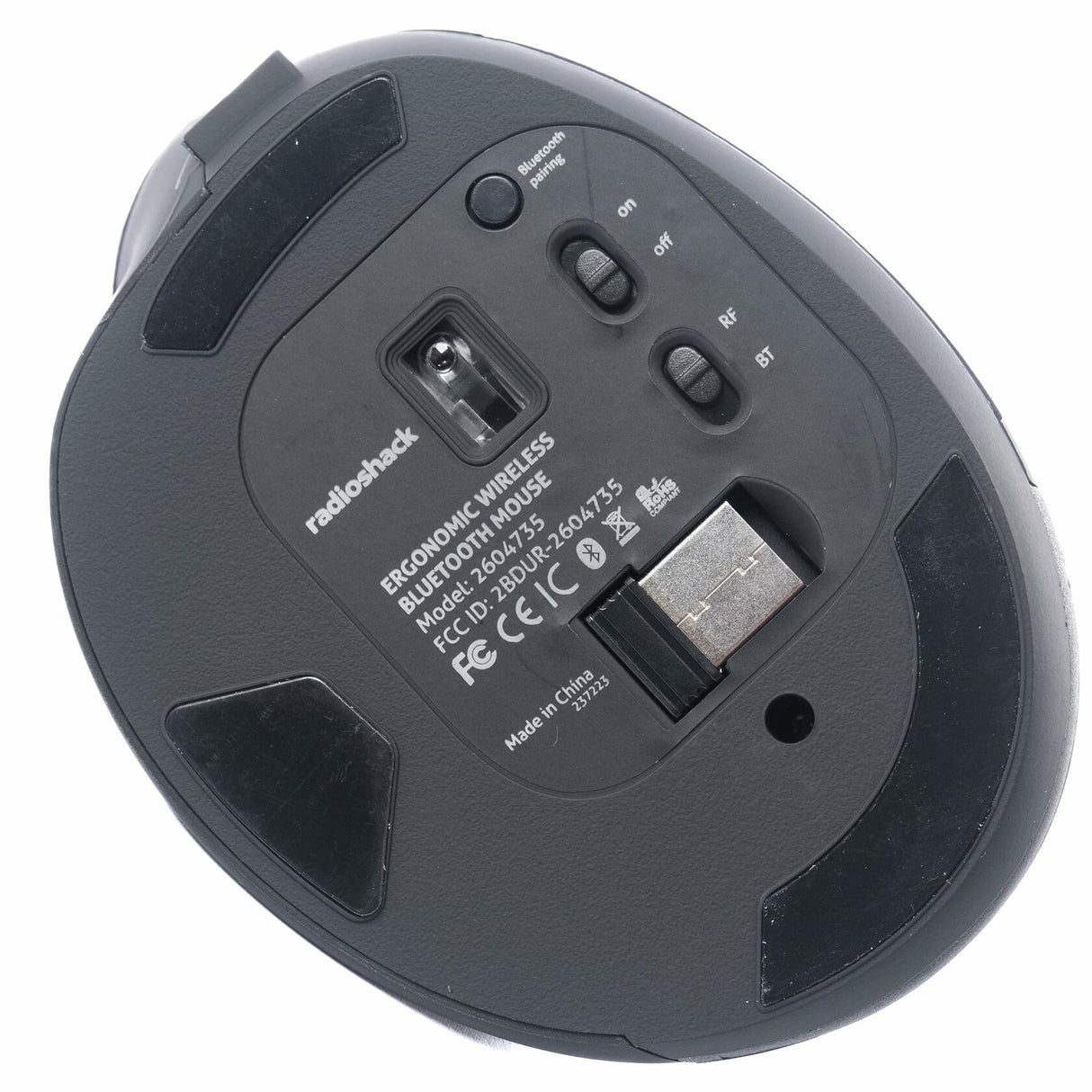 RadioShack Ergonomic Wireless Bluetooth Mouse 2604735