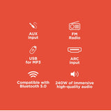 RadioShack Retro Style Bluethooth Speaker with FM Radio 4001974