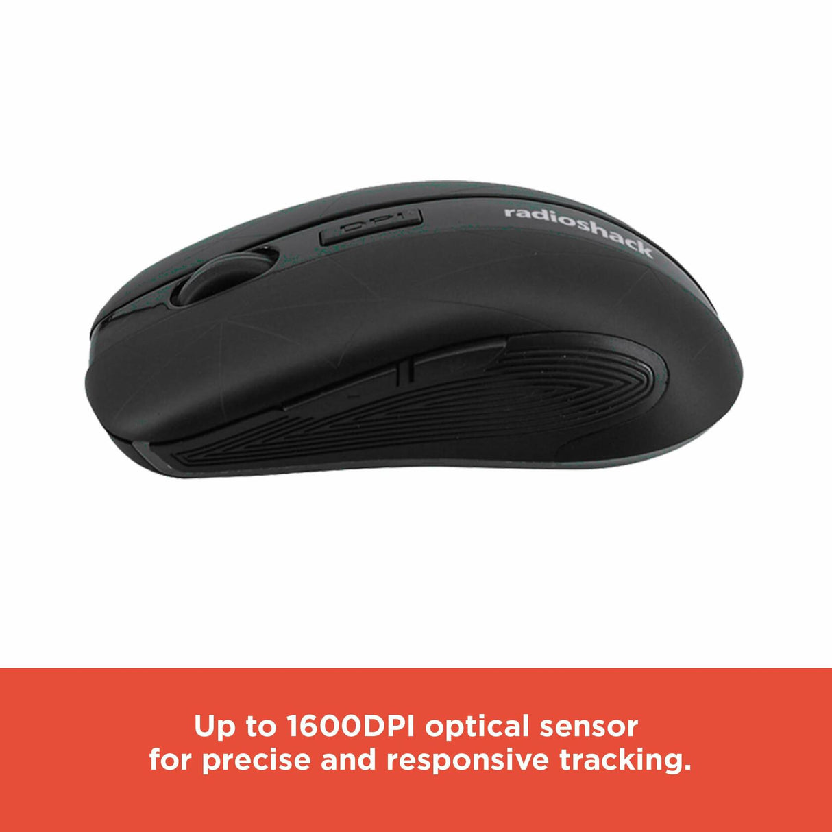 RadioShack 4 Button Rechargeable Ultra Slim Wireless Mouse 2604732