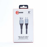 RadioShack Charging Cable USB 3.0 to Type C 15W 6 FT 4203268