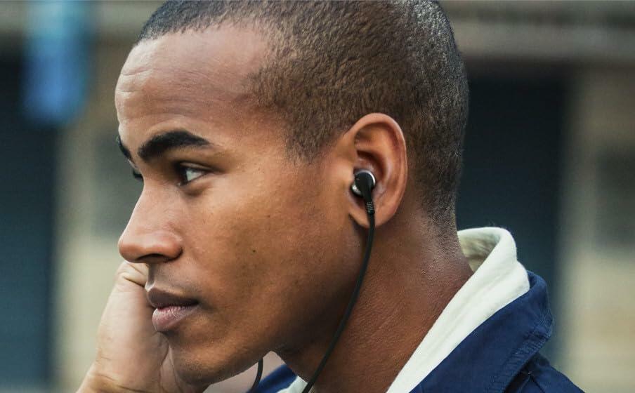 JBL Tune 205 - Wired Comfort-fit ergonomics Earbud Headphones, Pure Bass Sound, Tangle-Free Flat Cable with 1-Button Remote and Microphone (Black)