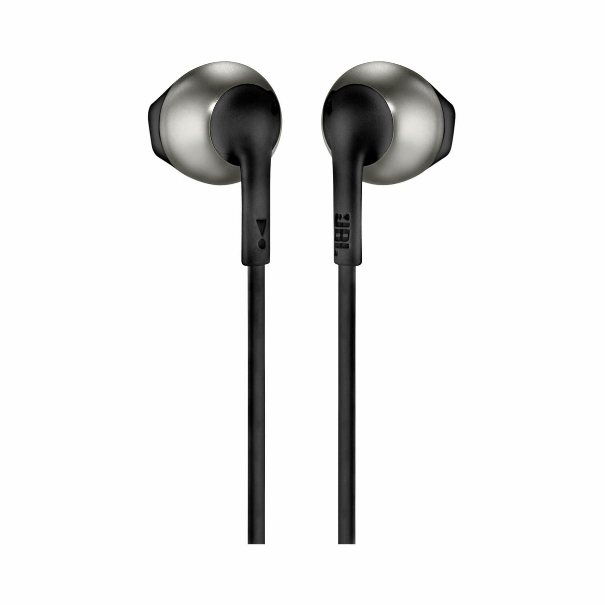 JBL Tune 205 - Wired Comfort-fit ergonomics Earbud Headphones, Pure Bass Sound, Tangle-Free Flat Cable with 1-Button Remote and Microphone (Black)