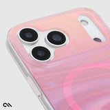 Case-Mate Soap Bubble iPhone 17 Pro Max Case [Compatible with MagSafe] - Stylish Phone Case for Women with 12ft Drop Protection - Premium Magnetic Cover for iPhone 17 Pro Max - Peach Iridescent