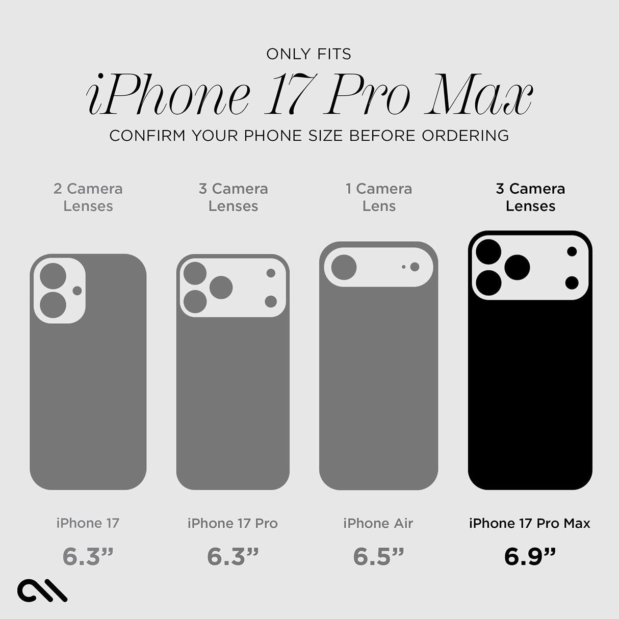 Case-Mate Soap Bubble iPhone 17 Pro Max Case [Compatible with MagSafe] - Stylish Phone Case for Women with 12ft Drop Protection - Premium Magnetic Cover for iPhone 17 Pro Max - Peach Iridescent