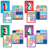 Funwares Match Frenzy: Portable Pattern Matching Puzzle Game, Family Mini Board Games, Perfect for Travel & Home Play, Road Trip Activities for Kids and Adults, Quick Set-Up - 4-Player