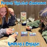 Funwares Match Frenzy: Portable Pattern Matching Puzzle Game, Family Mini Board Games, Perfect for Travel & Home Play, Road Trip Activities for Kids and Adults, Quick Set-Up - 4-Player