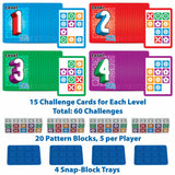 Funwares Match Frenzy: Portable Pattern Matching Puzzle Game, Family Mini Board Games, Perfect for Travel & Home Play, Road Trip Activities for Kids and Adults, Quick Set-Up - 4-Player
