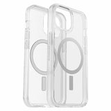 OtterBox - Symmetry Series Hard Shell for MagSafe for Apple iPhone 16e, Apple iPhone 15, Apple iPhone 14, and Apple iPhone 13 - Clear