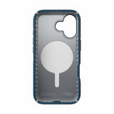 Speck PRESIDIO2 Grip for iPhone 17 Case, MagSafe-Compatible, Slim Protective Case, DEEP SEA/Silver Metallic/Spell Blue