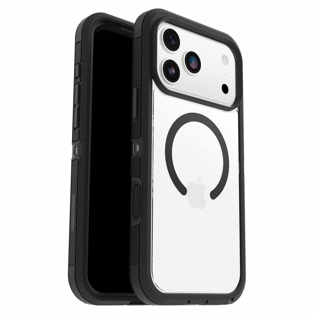 OtterBox Defender Pro XT Clear compatlble with MagSafe Case w/Camera Control iPhone 17 Pro Max Dark Side (Black)