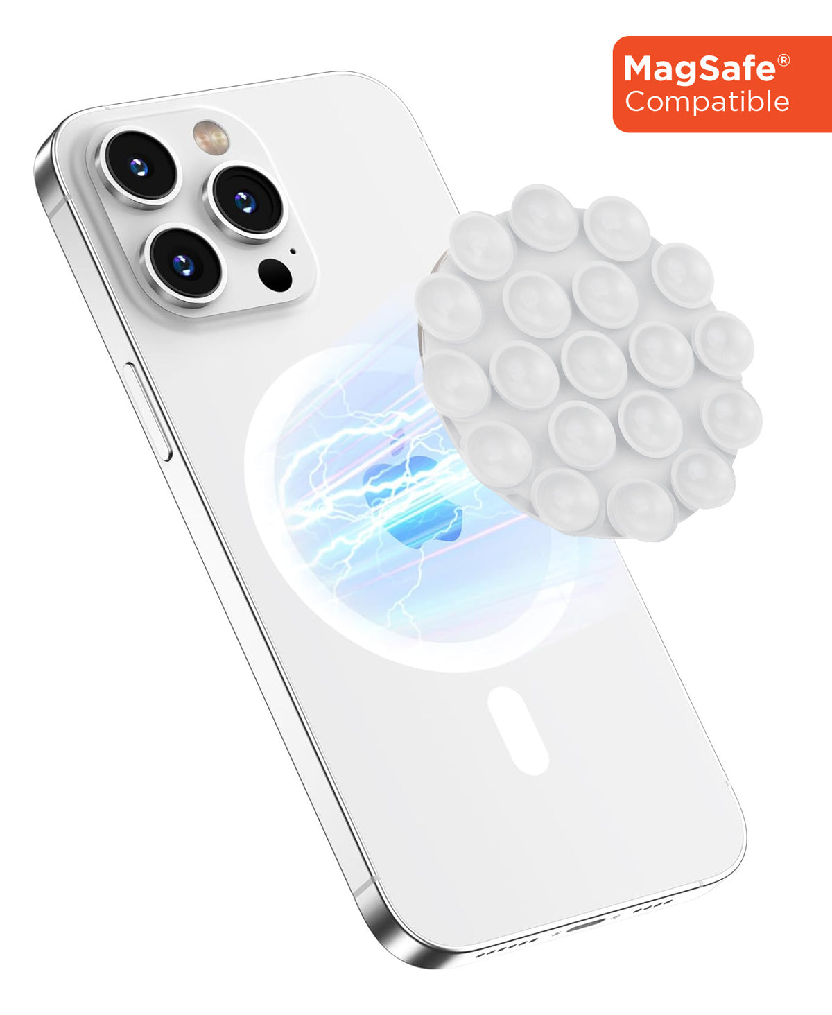 xBase MagSafe Suction Cup Phone Mount - White - image 1