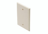 MID-SIZED BLANK WALL PLATE ALMOND