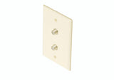 STANDARD 2-TV WALL PLATE LIGHT ALMOND