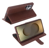 xBase Samsung S25 Ultra Exec Folio Wallet Case - Rustic Brown - image 4