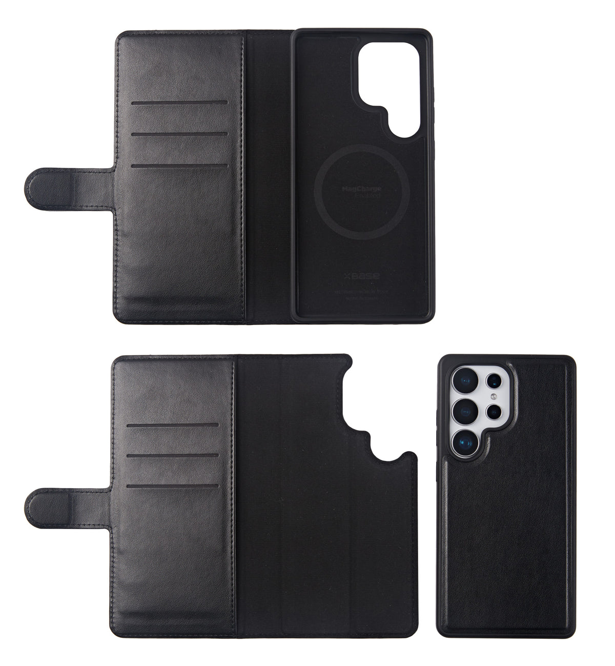 xBase Samsung S25 Ultra Exec Folio Wallet Case - Black - image 3
