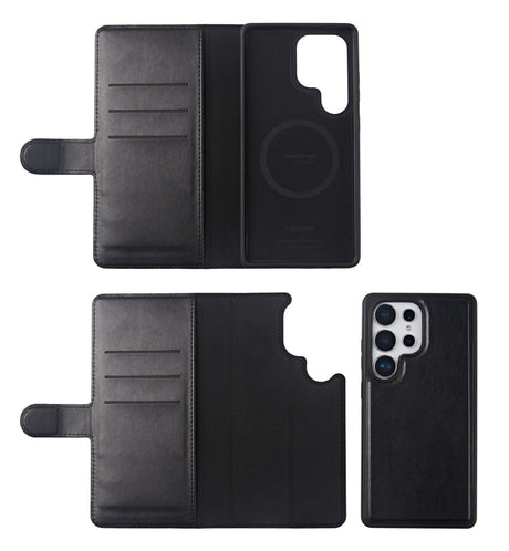 xBase Samsung S25 Ultra Exec Folio Wallet Case - Black - image 3