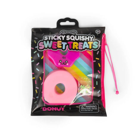 SCRUNCHEMS SWEET TREATS STICKY SQUISHY DONUT - view 2