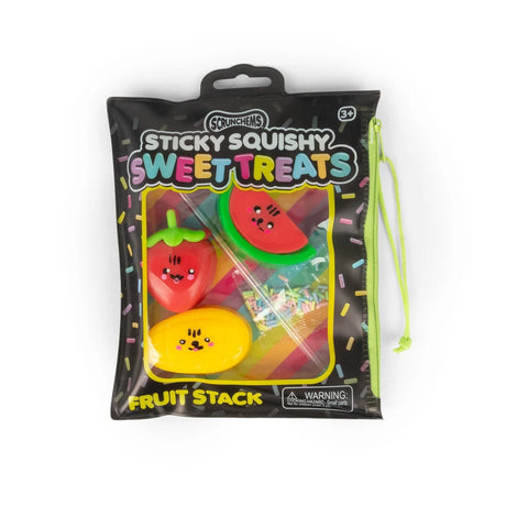 SCRUNCHEMS SWEET TREATS STICKY SQUISHY FRUIT STACK - view 2