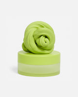 Speks Blur calming focus putty in Citron lime green on its container