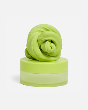 Speks Blur calming focus putty in Citron lime green on its container
