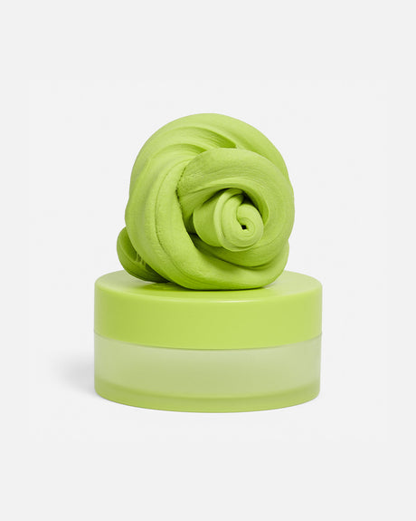 Speks Blur calming focus putty in Citron lime green on its container