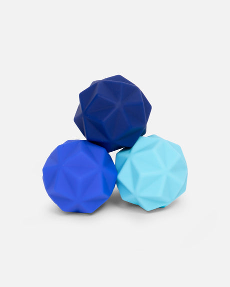 Speks Odds magnetic silicone fidget pieces, Blue Peaks
