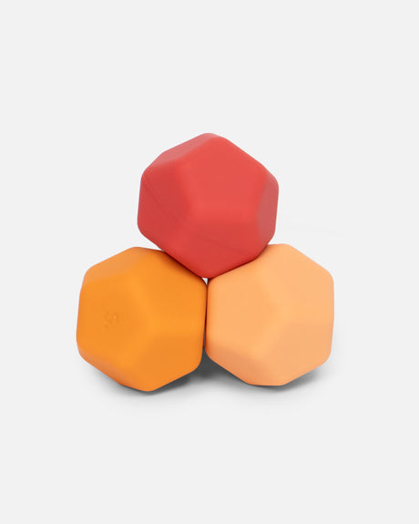 Speks Odds magnetic silicone fidget pieces, Orange Planes