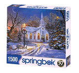 Springbok 1500 Piece Jigsaw Puzzle Winter's Evening - Made in USA