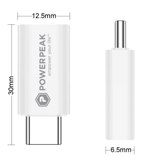 POWERPEAK LIGHTNING TO USB-C ADAPTER - image 1