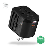 POWERPEAK INTERNATIONAL POWER ADAPTER, 1 USB TYPE C 18W PD P