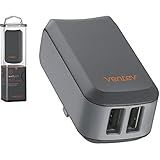 Ventev - Wallport 2100 Wall Charger Dual 1a Usb A Ports - Gray