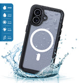 xBase iPhone 17 (6.1) -Waterproof MagSafe Compatible Case w/Wrist Strap - image 5
