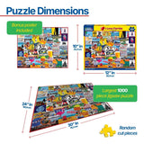 White Mountain Puzzles - I Love Florida - 1000 Piece Jigsaw Puzzle - view 3