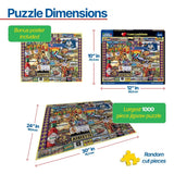 White Mountain Puzzles - I Love Louisiana - 1000 Piece Jigsaw Puzzle - view 3