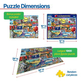 White Mountain Puzzles - I Love South Carolina - 1000 Piece Jigsaw Puzzle - view 3