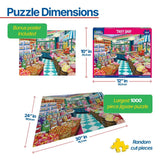 White Mountain Puzzles - Taffy Shop - 1000 Piece Jigsaw Puzzle - view 3